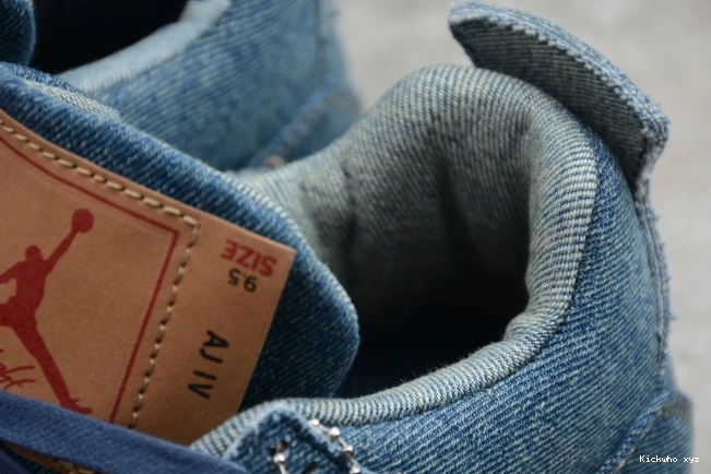 Nike Jordan AO2571-401 Denim x Levi's 4 Air 0529